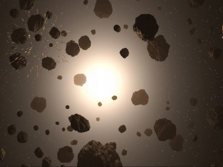 Asteroids 3D Cosmic explosion