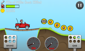 Обзор игры Hill Climb Racing скриншот 1